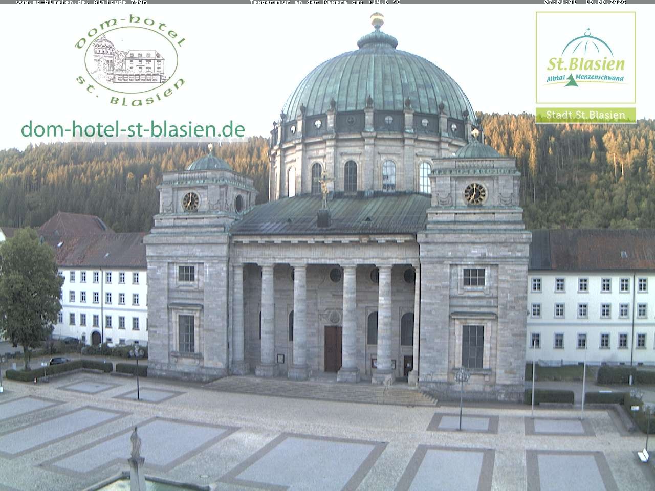 Archiv Foto Webcam St Blasien Menzenschwand Domplatz