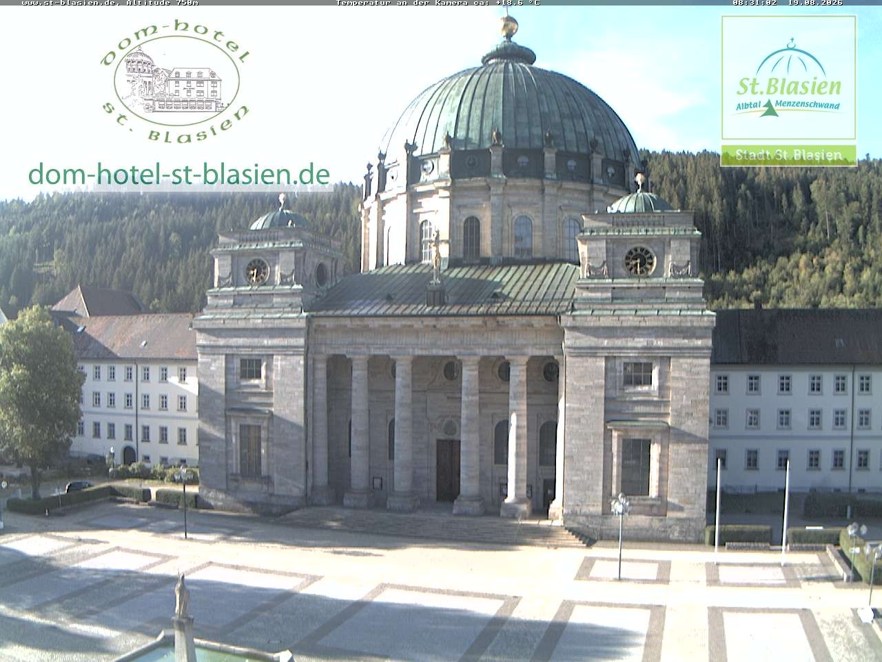 Archiv Foto Webcam St Blasien Menzenschwand Domplatz