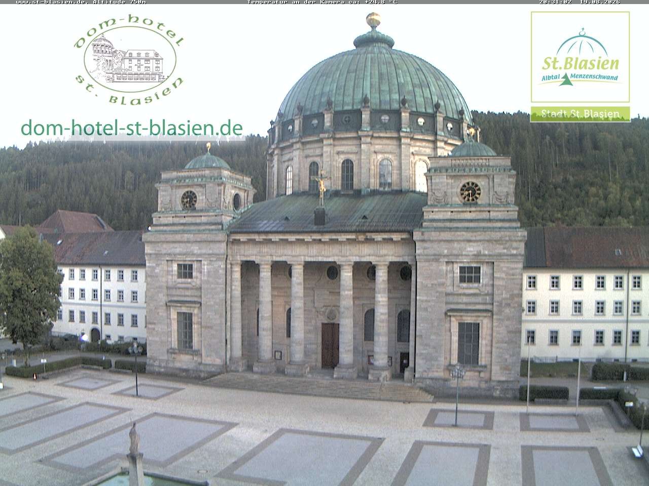 Archiv Foto Webcam St Blasien Menzenschwand Domplatz