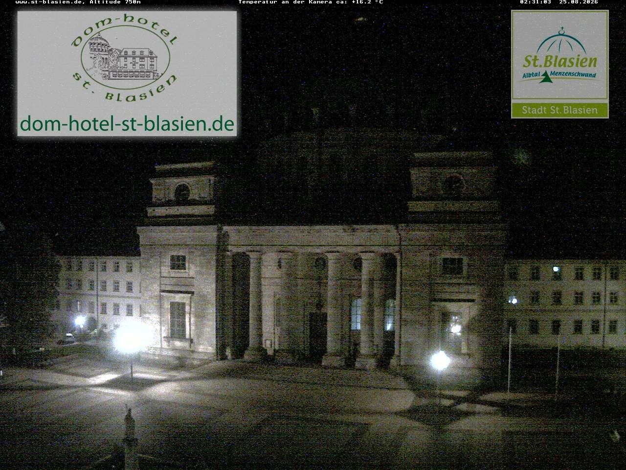 Archiv Foto Webcam St Blasien Menzenschwand Domplatz