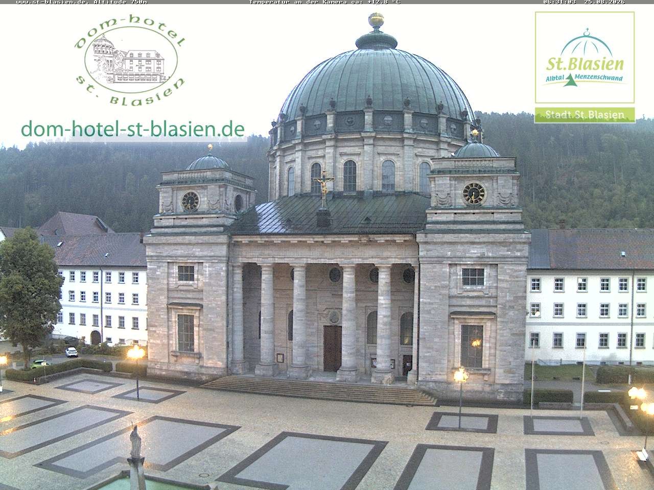 Archiv Foto Webcam St Blasien Menzenschwand Domplatz