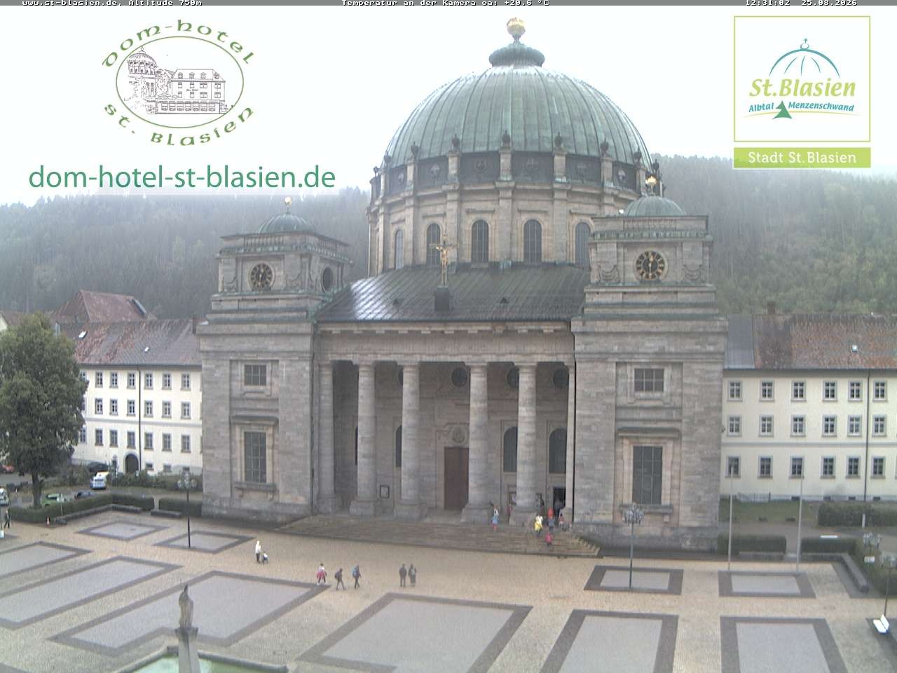 Archiv Foto Webcam St Blasien Menzenschwand Domplatz