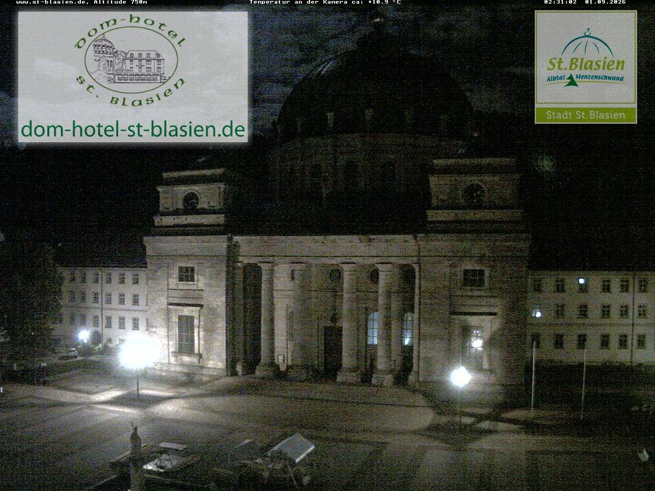 Archiv Foto Webcam St Blasien Menzenschwand Domplatz