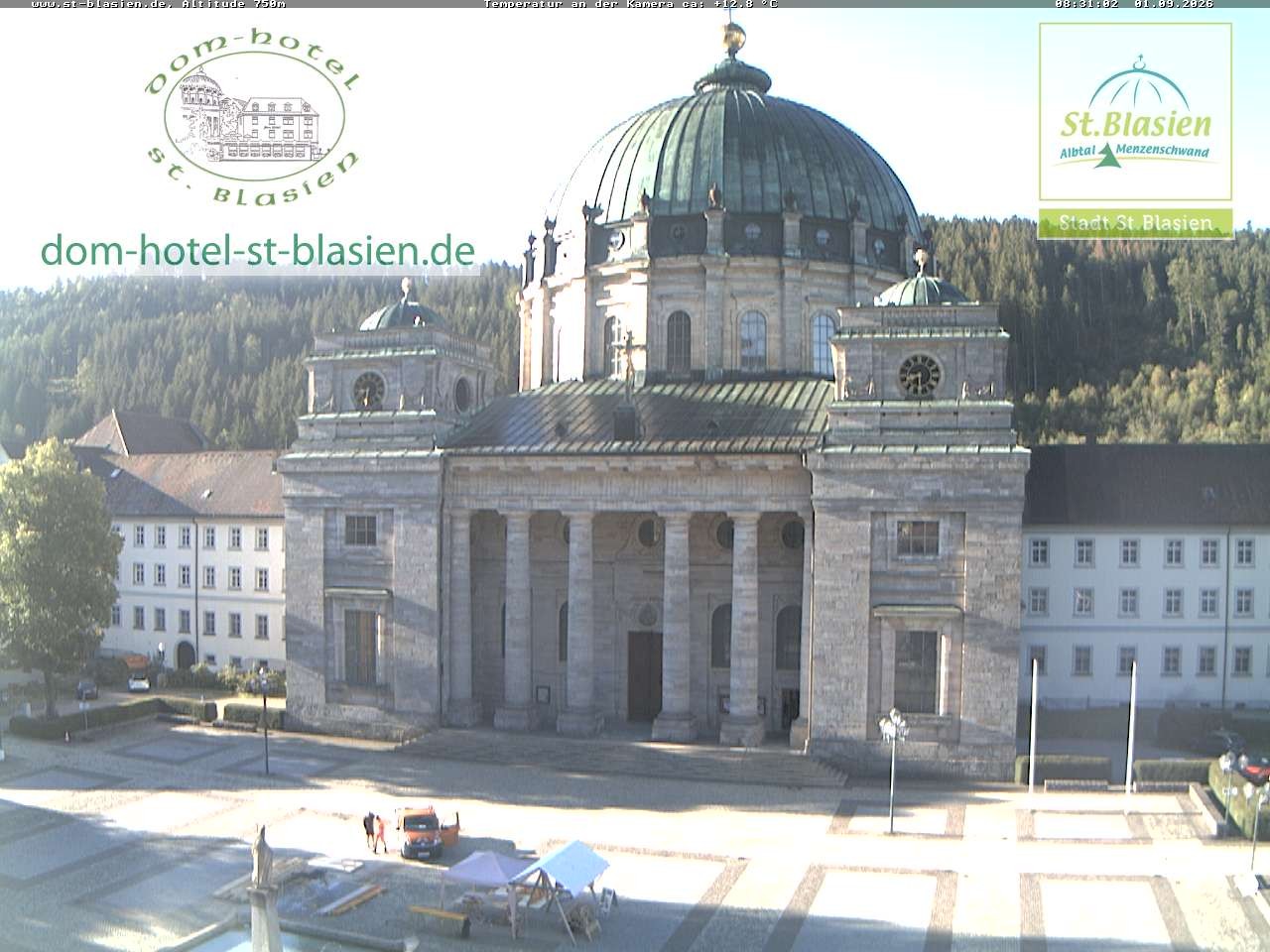 Archiv Foto Webcam St Blasien Menzenschwand Domplatz