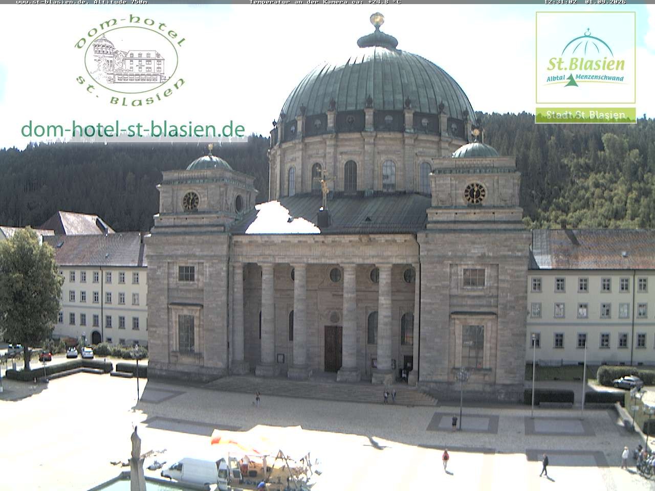 Archiv Foto Webcam St Blasien Menzenschwand Domplatz
