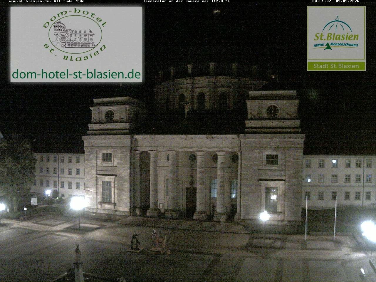Archiv Foto Webcam St Blasien Menzenschwand Domplatz