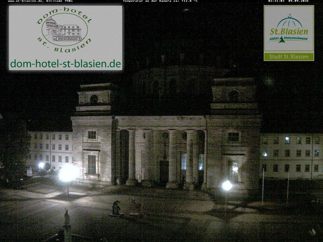 Archiv Foto Webcam St Blasien Menzenschwand Domplatz