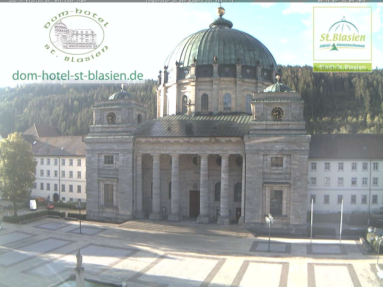 Archiv Foto Webcam St Blasien Menzenschwand Domplatz