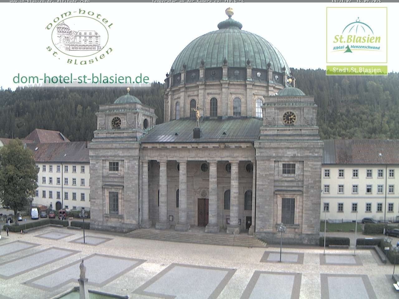 Archiv Foto Webcam St Blasien Menzenschwand Domplatz