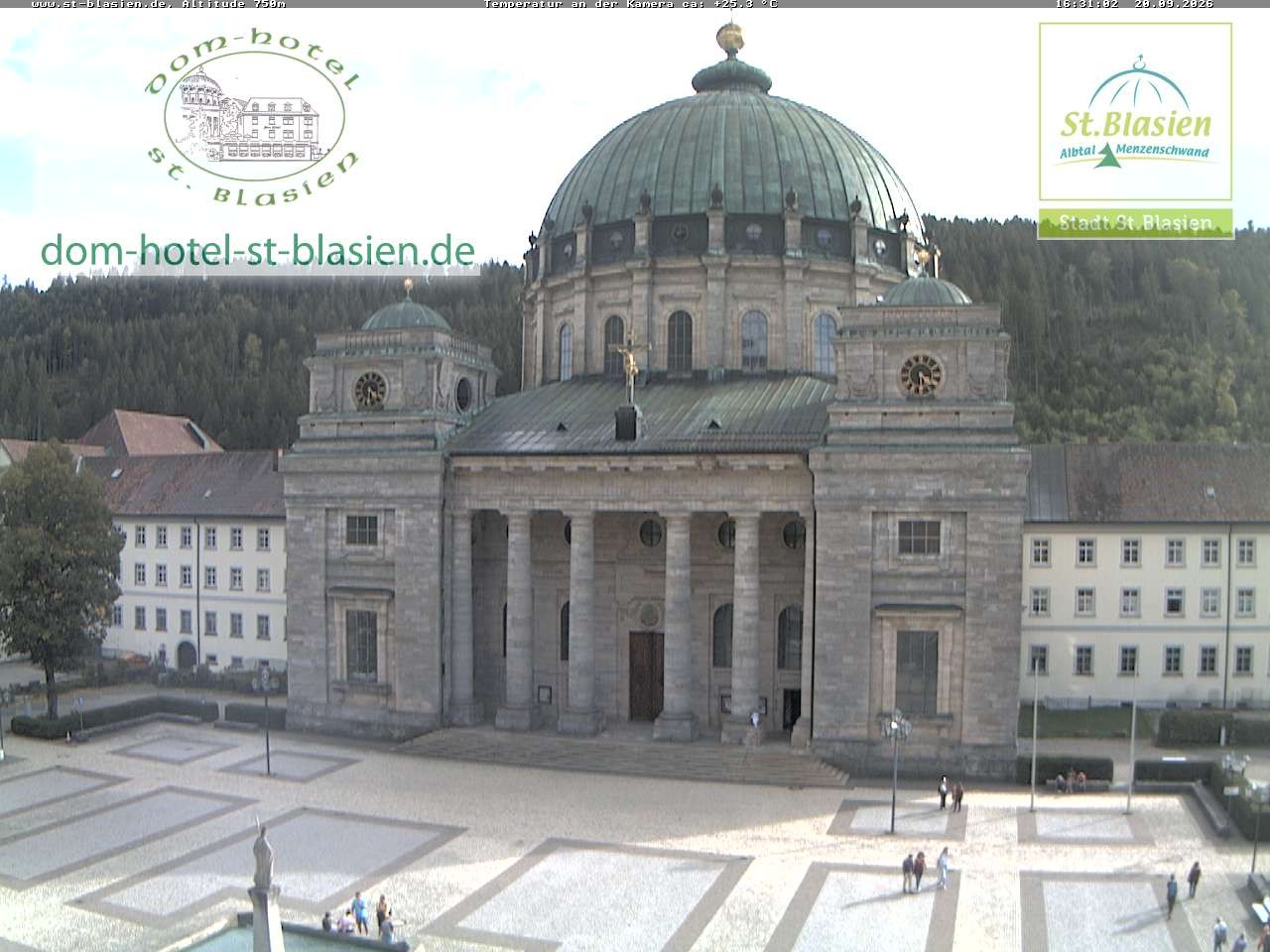 Archiv Foto Webcam St Blasien Menzenschwand Domplatz