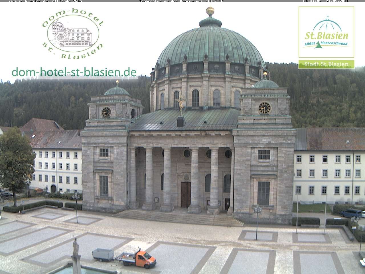 Archiv Foto Webcam St Blasien Menzenschwand Domplatz