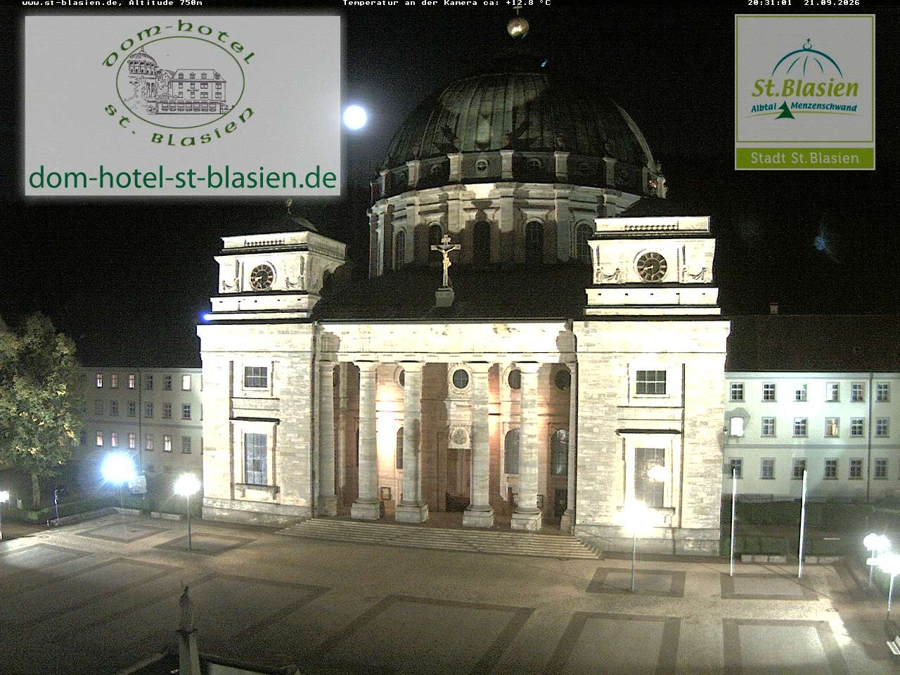 Archiv Foto Webcam St Blasien Menzenschwand Domplatz