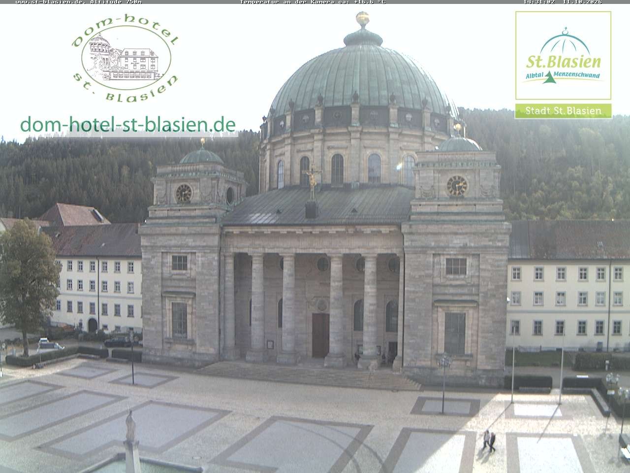 Archiv Foto Webcam St Blasien Menzenschwand Domplatz