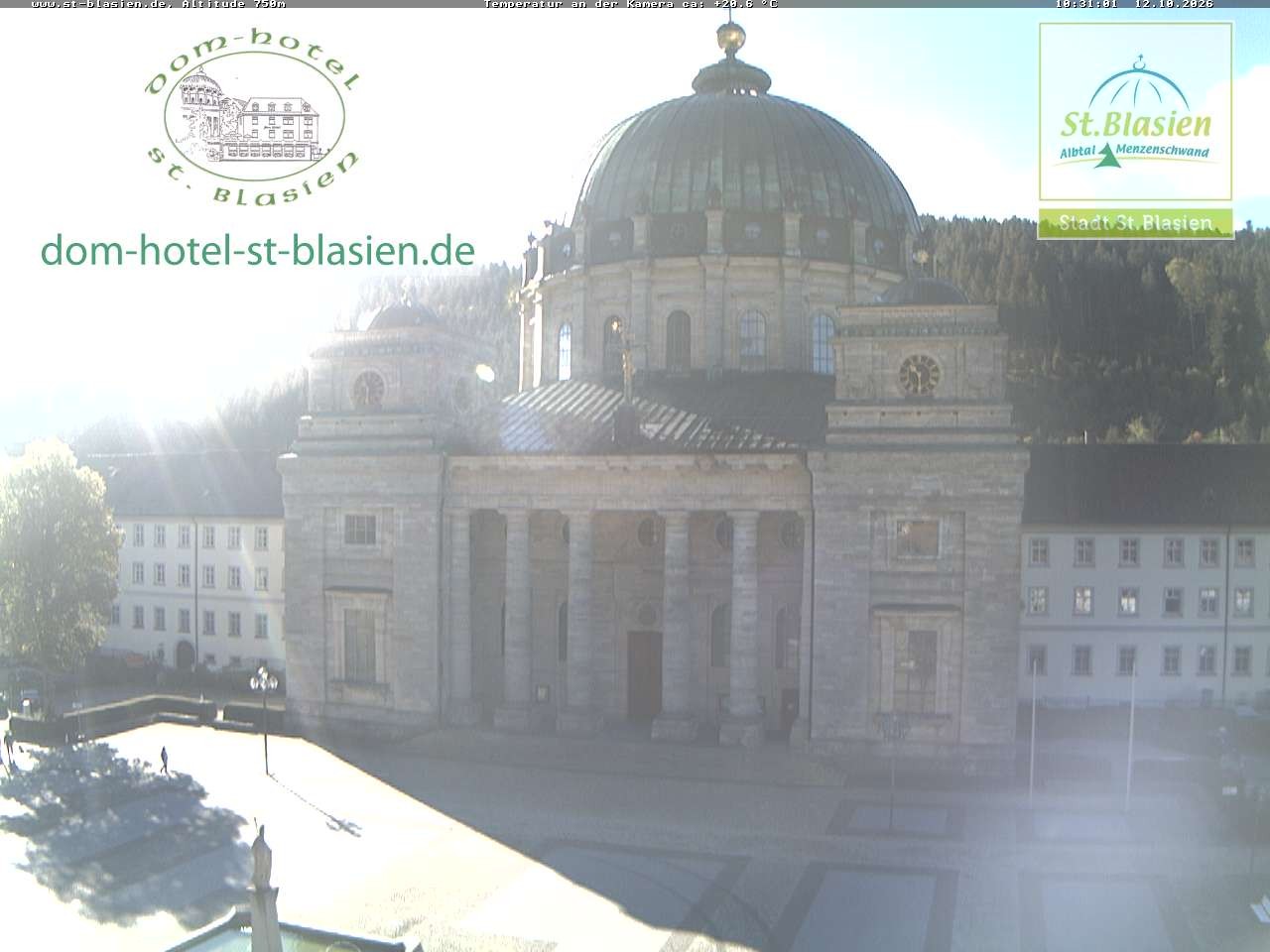 Archiv Foto Webcam St Blasien Menzenschwand Domplatz