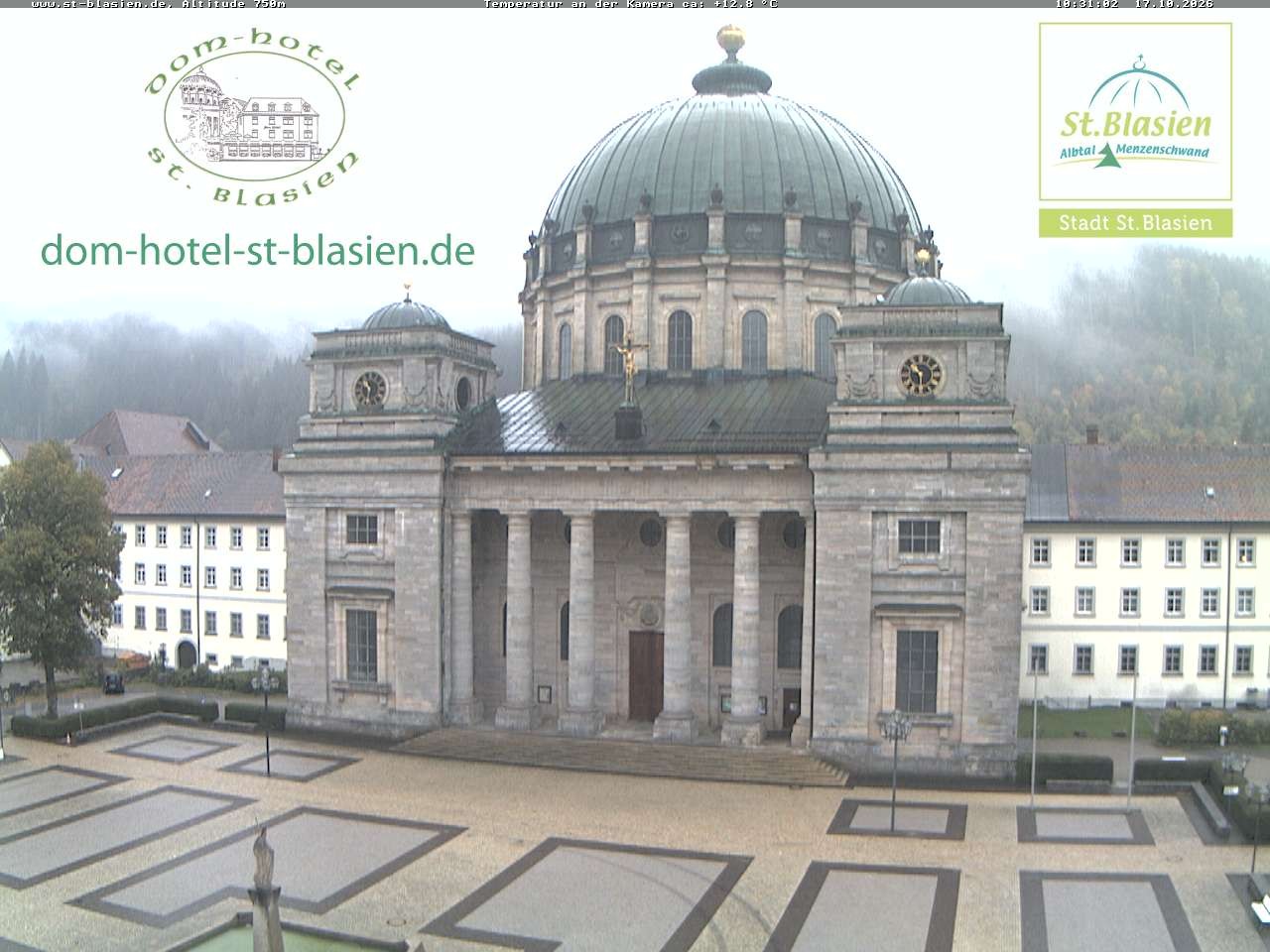 Archiv Foto Webcam St Blasien Menzenschwand Domplatz