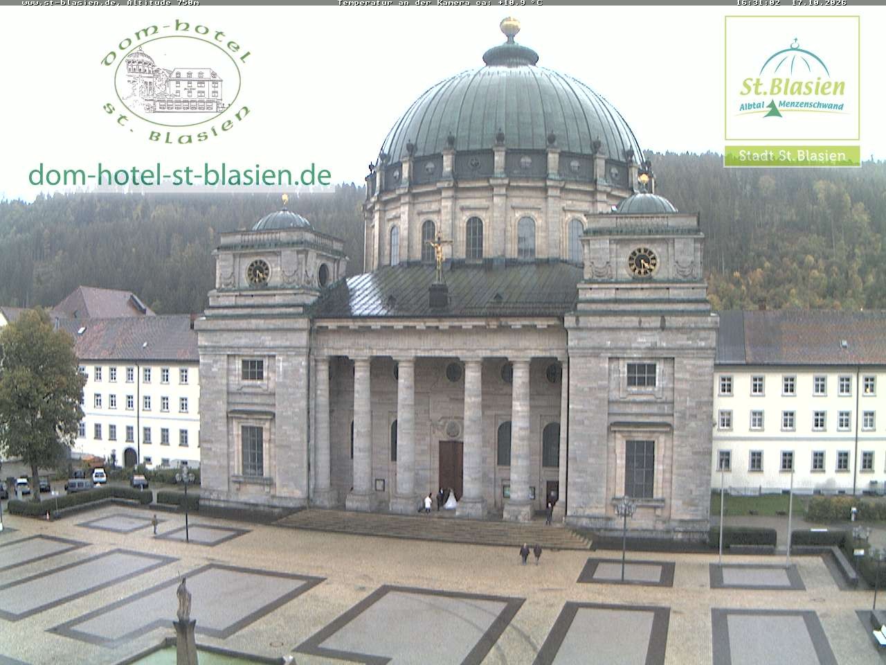 Archiv Foto Webcam St Blasien Menzenschwand Domplatz