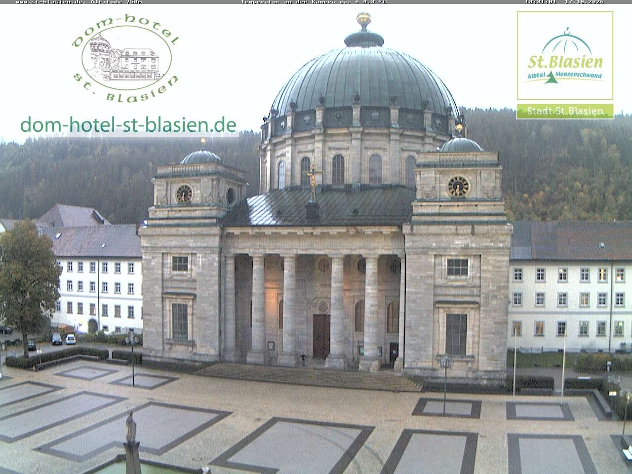 Archiv Foto Webcam St Blasien Menzenschwand Domplatz