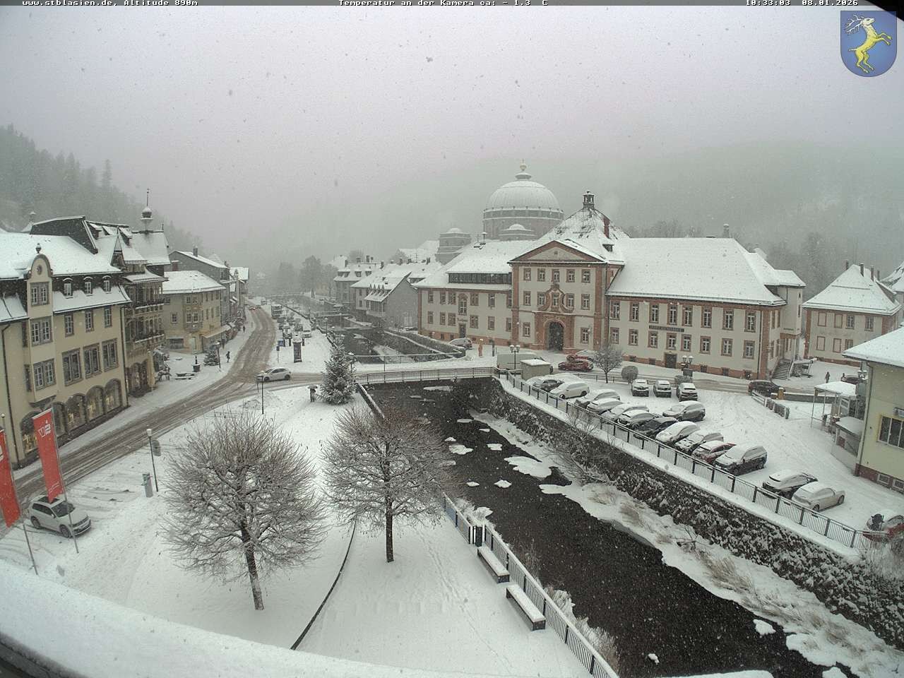 Archiv Foto Webcam St Blasien Menzenschwand: Hauptstraße