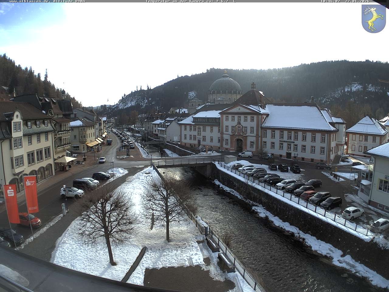 Archiv Foto Webcam St Blasien Menzenschwand: Hauptstraße