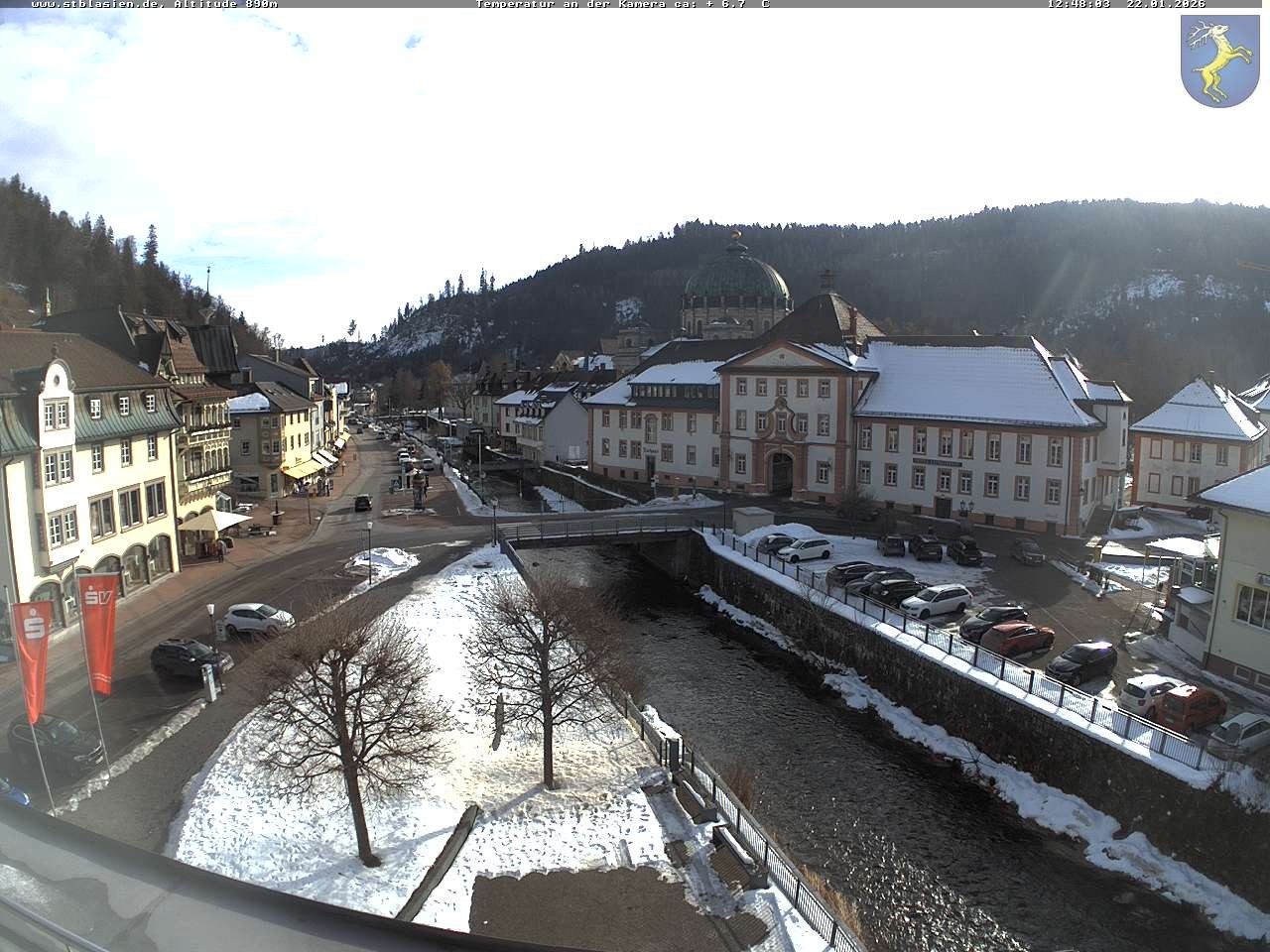 Archiv Foto Webcam St Blasien Menzenschwand: Hauptstraße