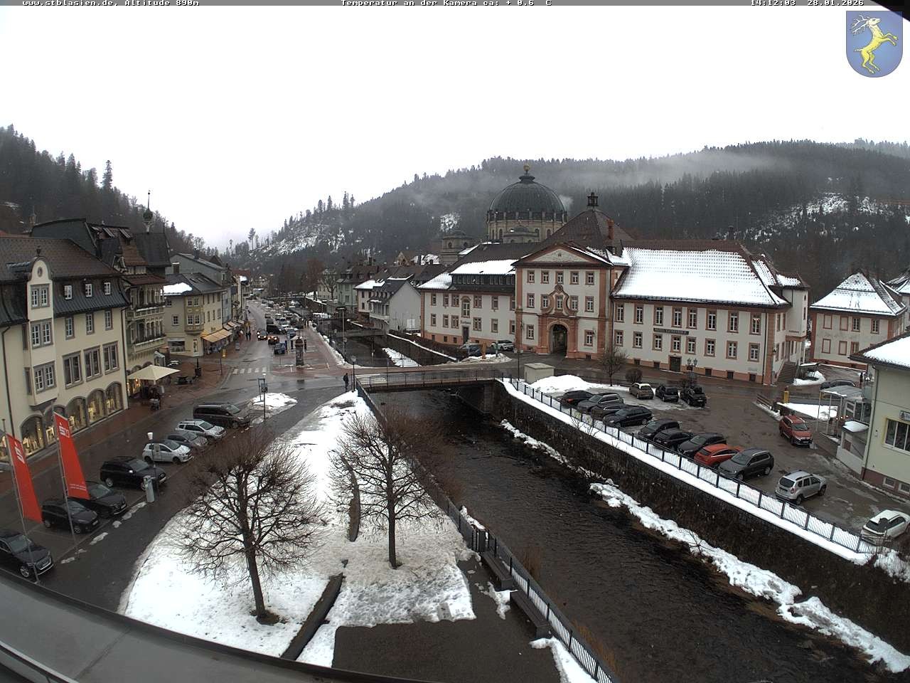 Archiv Foto Webcam St Blasien Menzenschwand: Hauptstraße