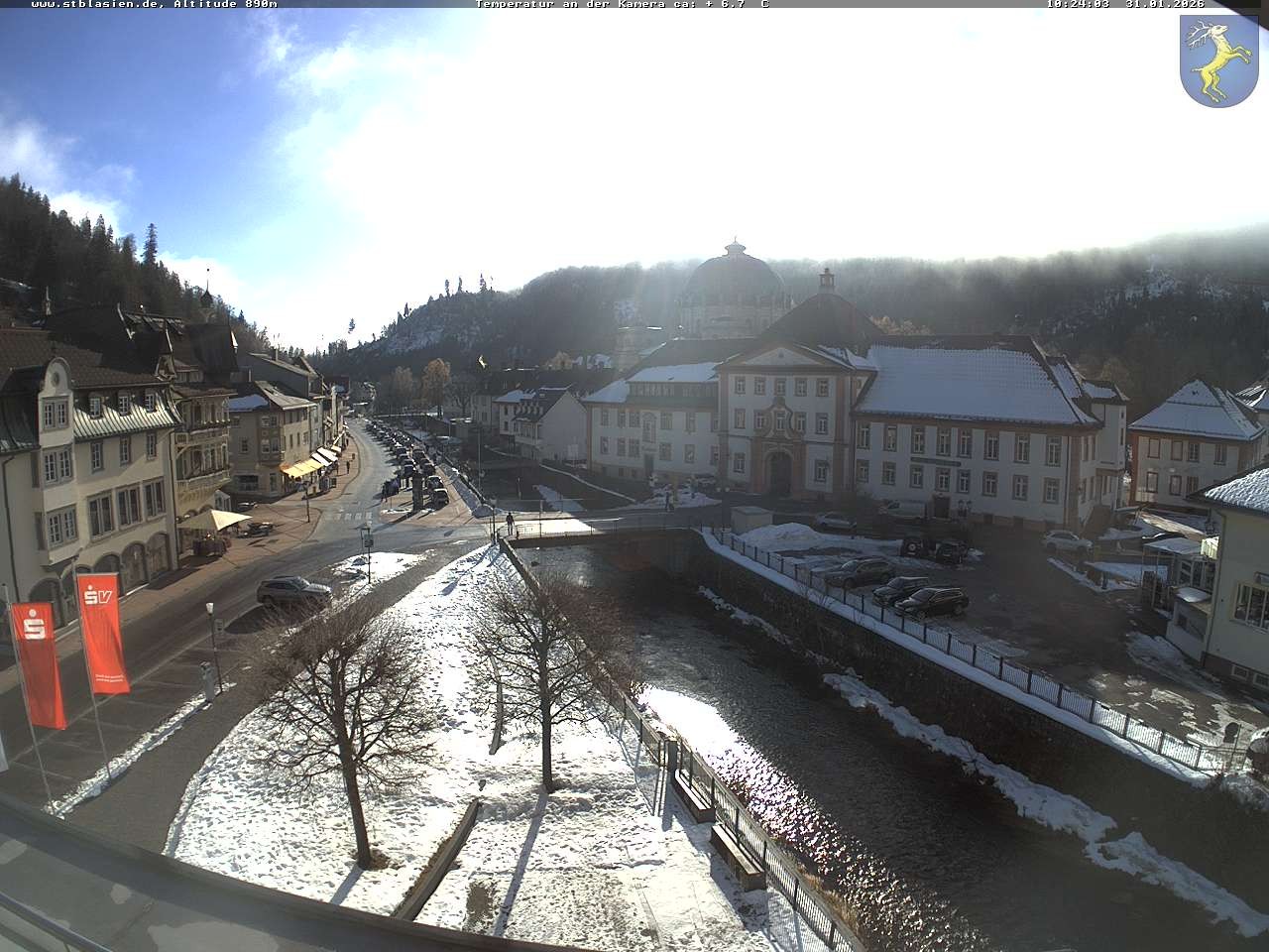 Archiv Foto Webcam St Blasien Menzenschwand: Hauptstraße