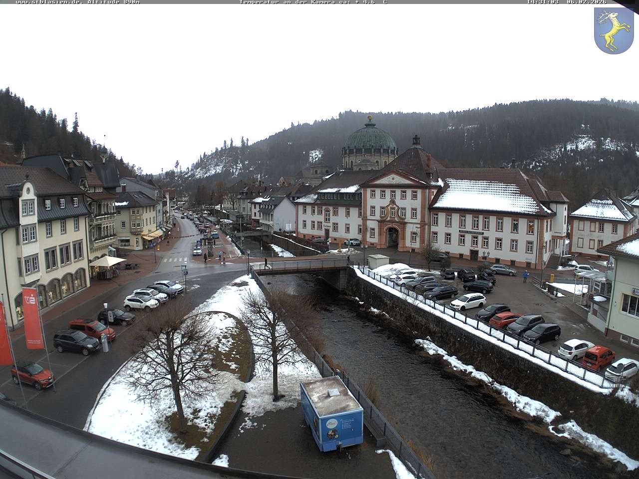 Archiv Foto Webcam St Blasien Menzenschwand: Hauptstraße