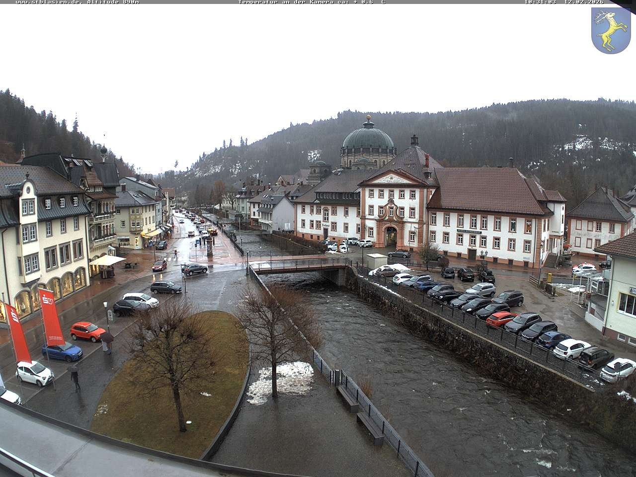 Archiv Foto Webcam St Blasien Menzenschwand: Hauptstraße