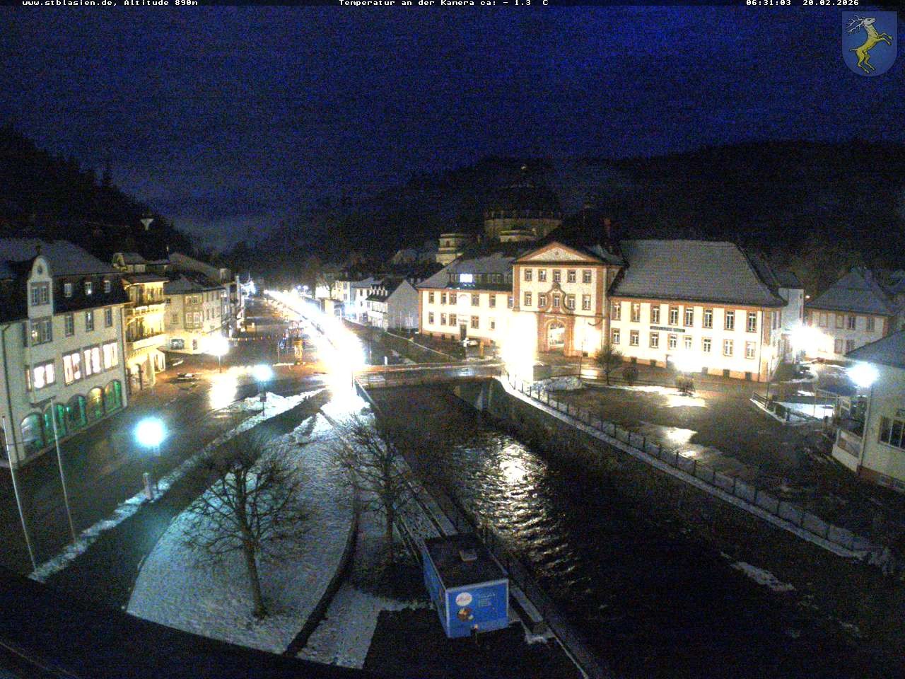 Archived image Webcam St Blasien Menzenschwand: main street