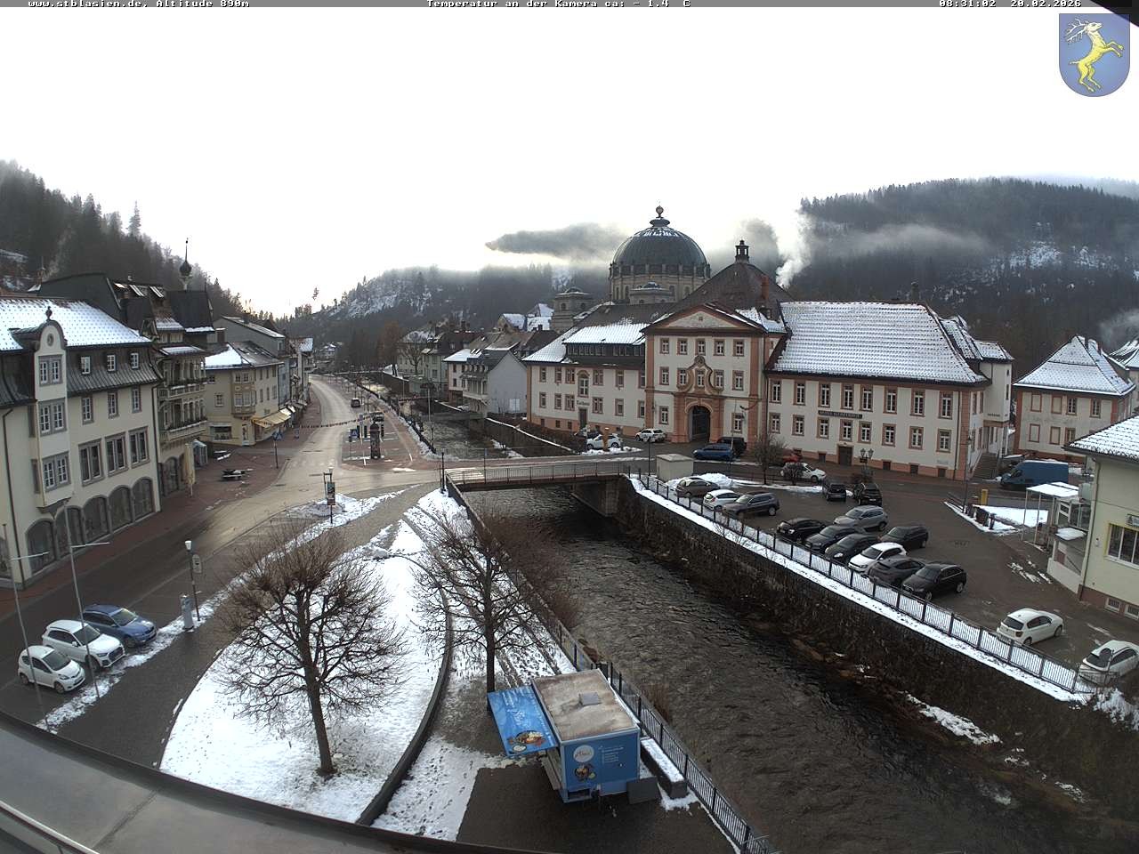 Archived image Webcam St Blasien Menzenschwand: main street