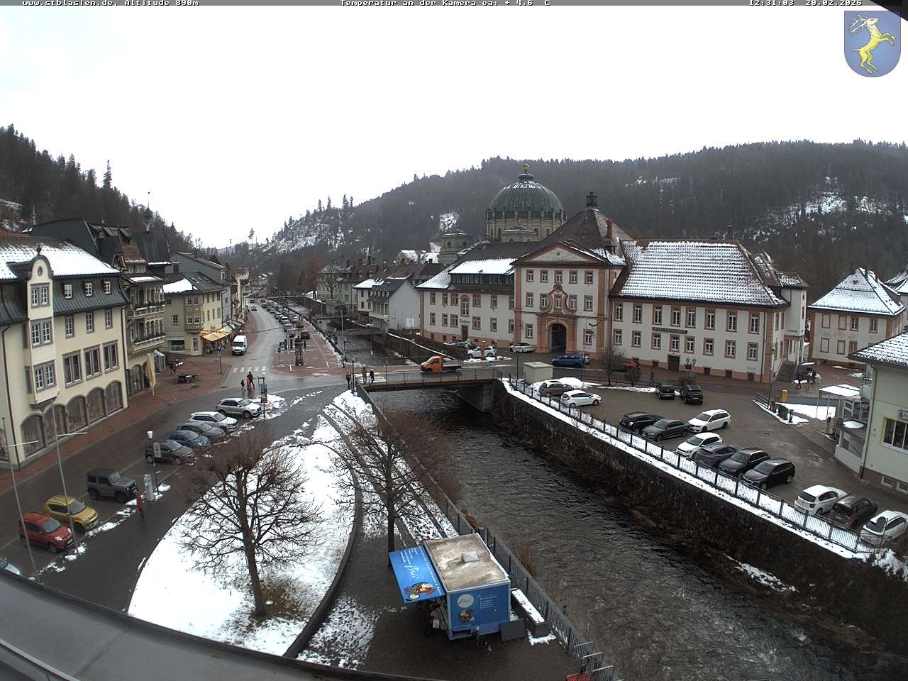 Archived image Webcam St Blasien Menzenschwand: main street