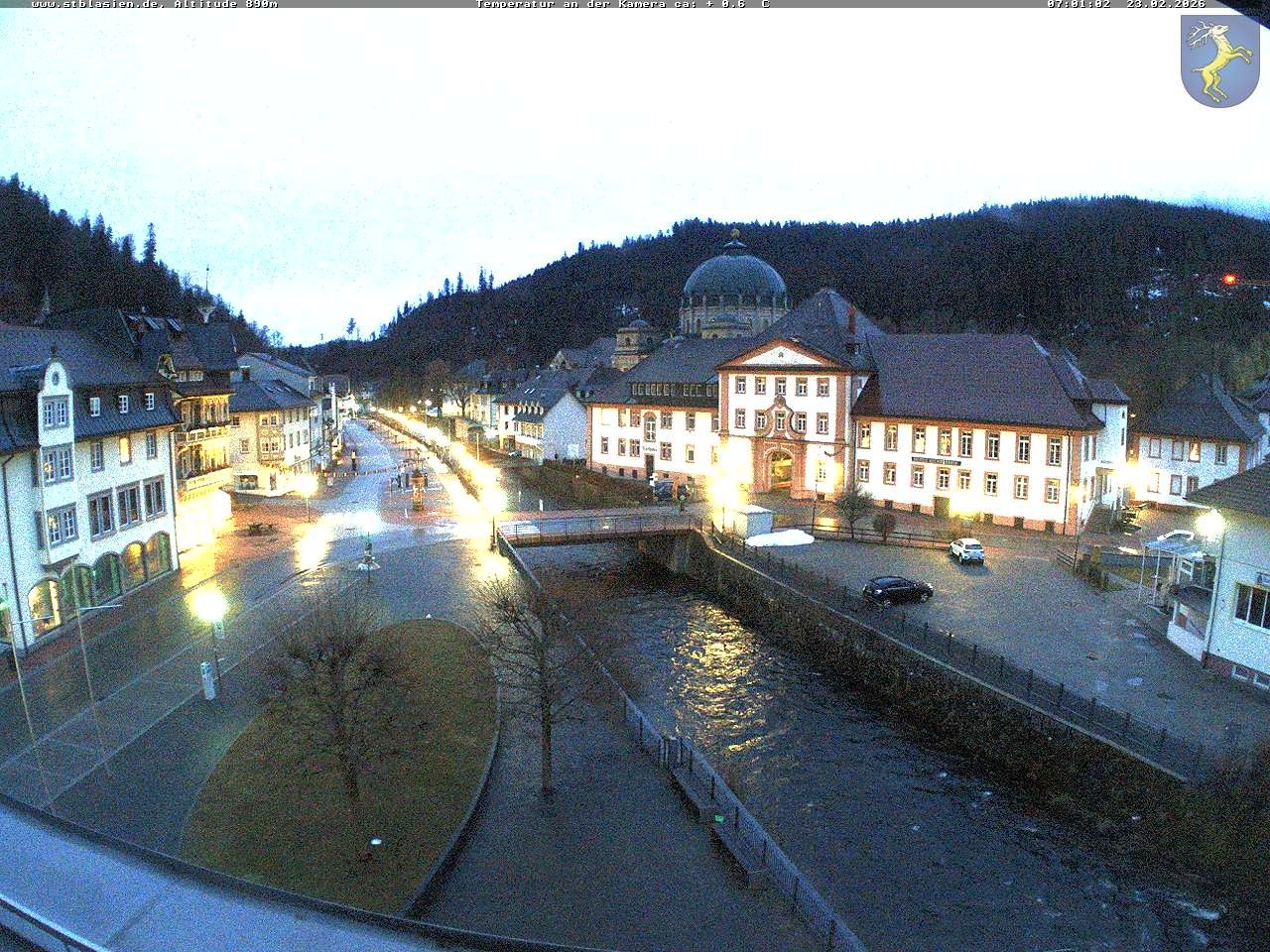Archived image Webcam St Blasien Menzenschwand: main street