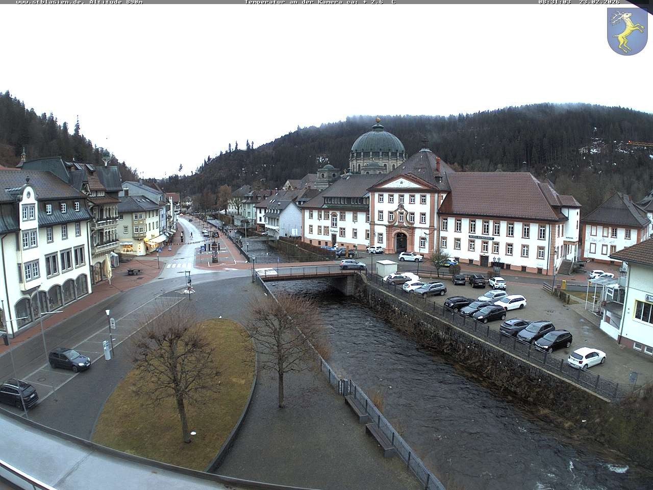 Archived image Webcam St Blasien Menzenschwand: main street