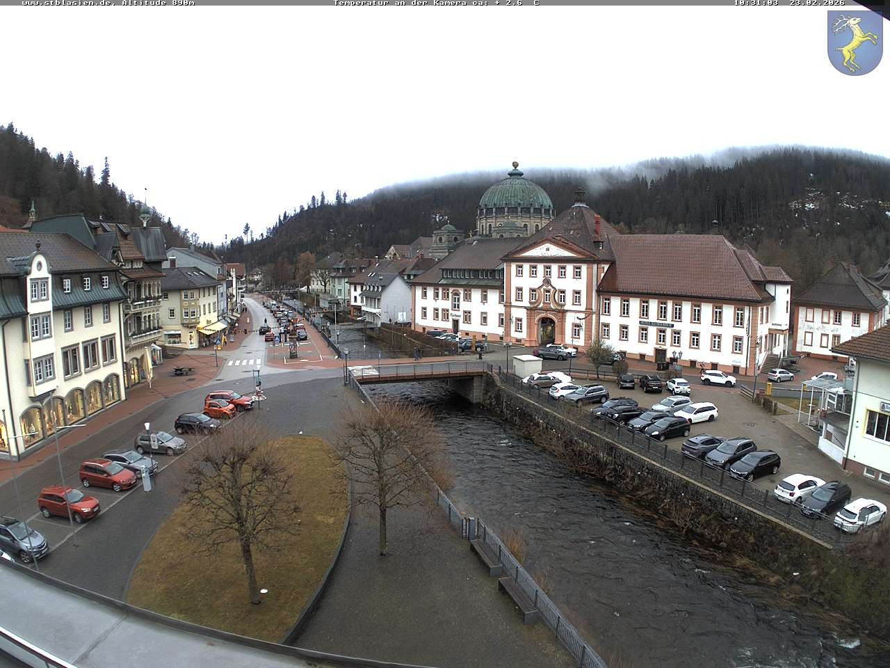 Archived image Webcam St Blasien Menzenschwand: main street
