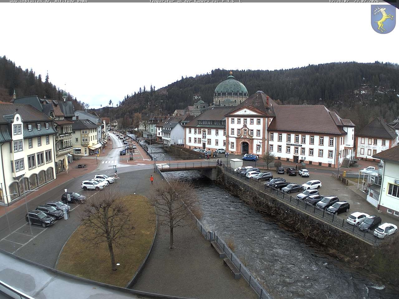 Archived image Webcam St Blasien Menzenschwand: main street