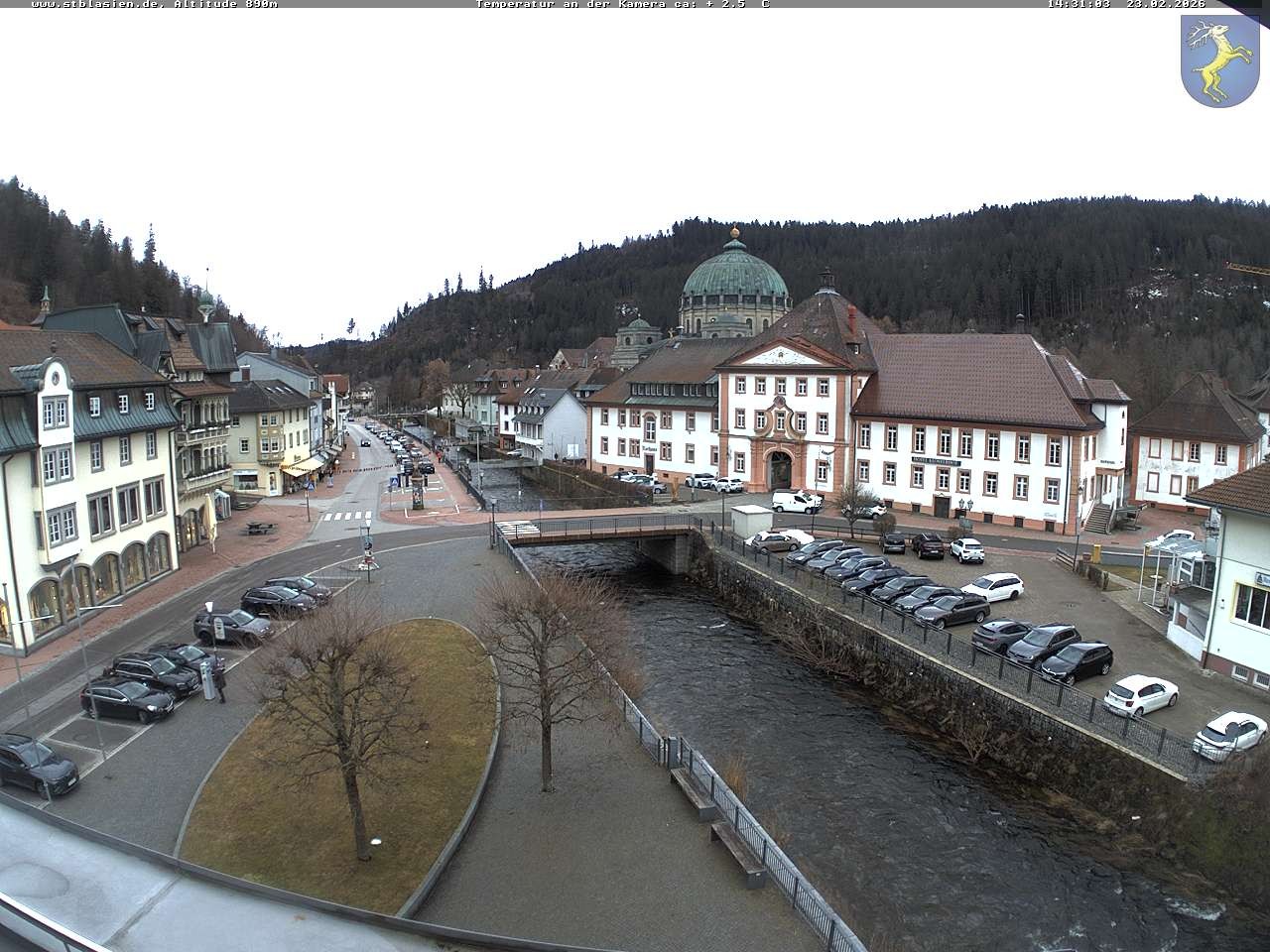 Archived image Webcam St Blasien Menzenschwand: main street