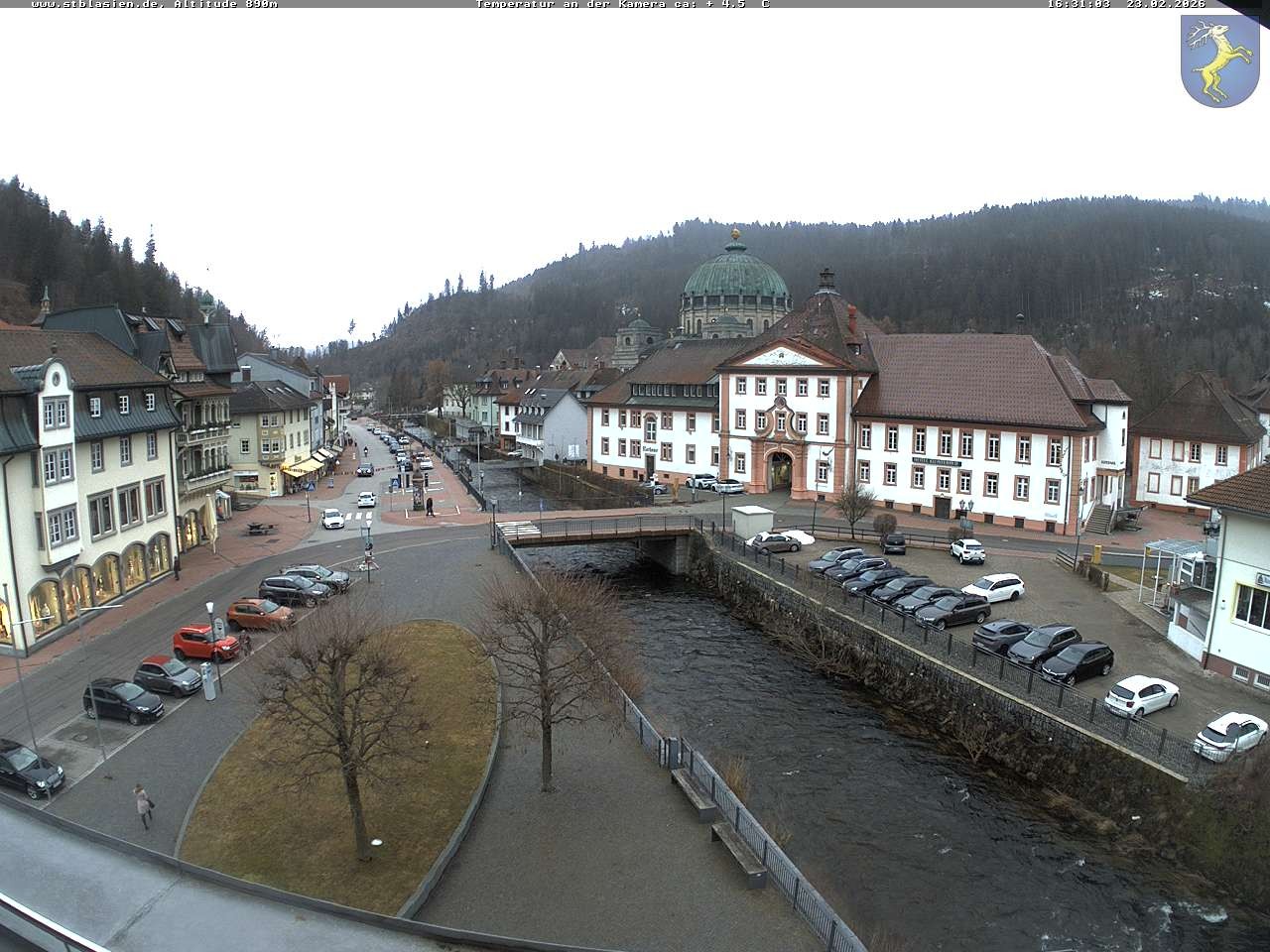 Archived image Webcam St Blasien Menzenschwand: main street