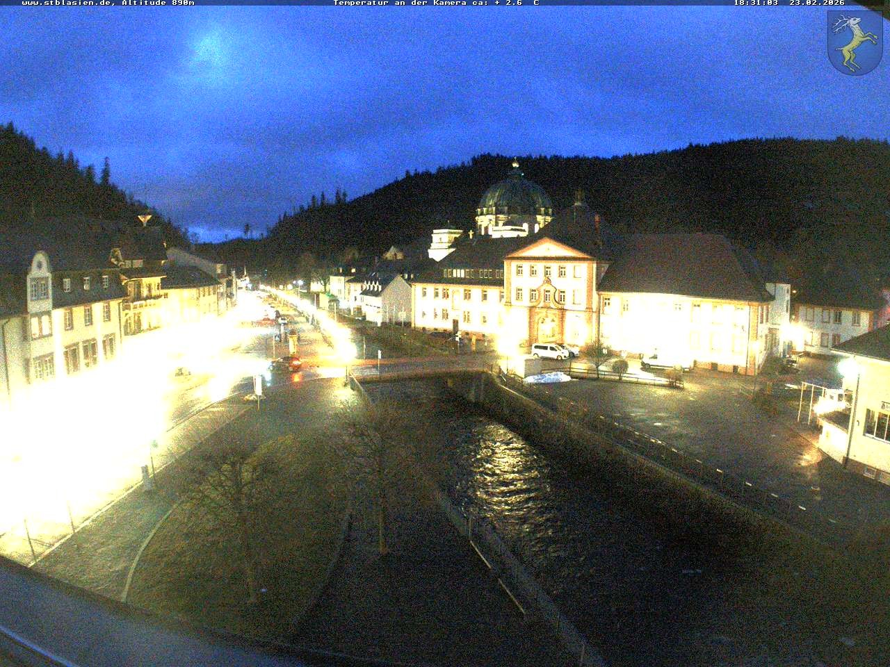 Archived image Webcam St Blasien Menzenschwand: main street