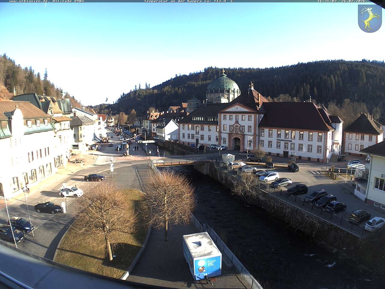 Archiv Foto Webcam St Blasien Menzenschwand: Hauptstraße