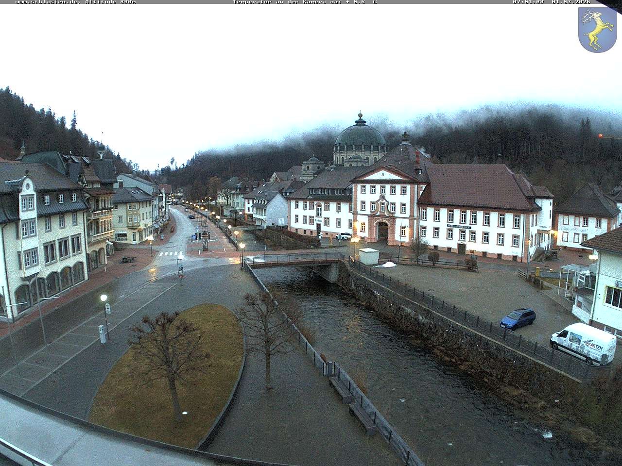 Archiv Foto Webcam St Blasien Menzenschwand: Hauptstraße