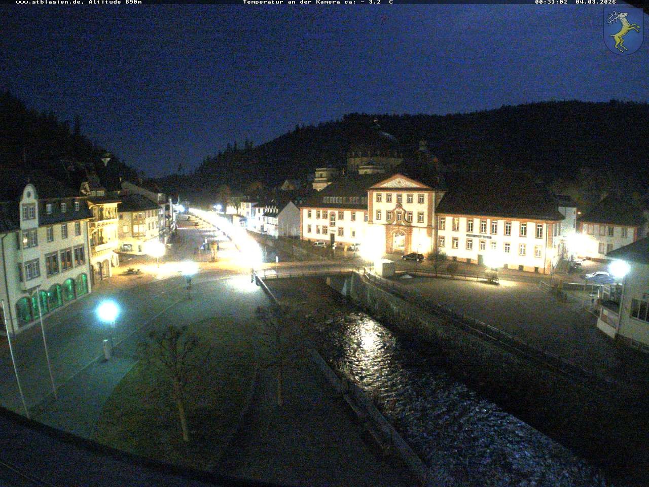 Archived image Webcam St Blasien Menzenschwand: main street