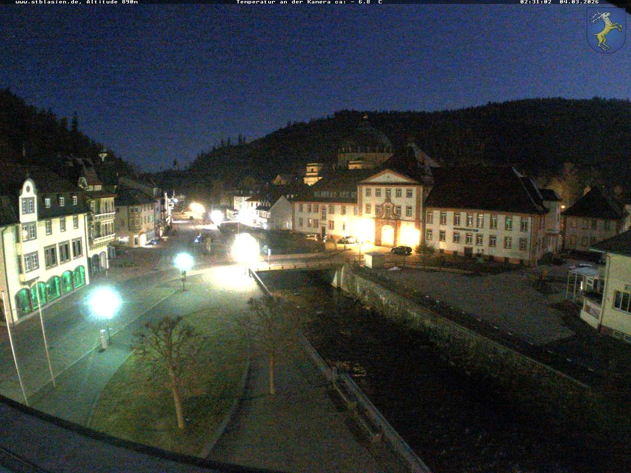 Archived image Webcam St Blasien Menzenschwand: main street
