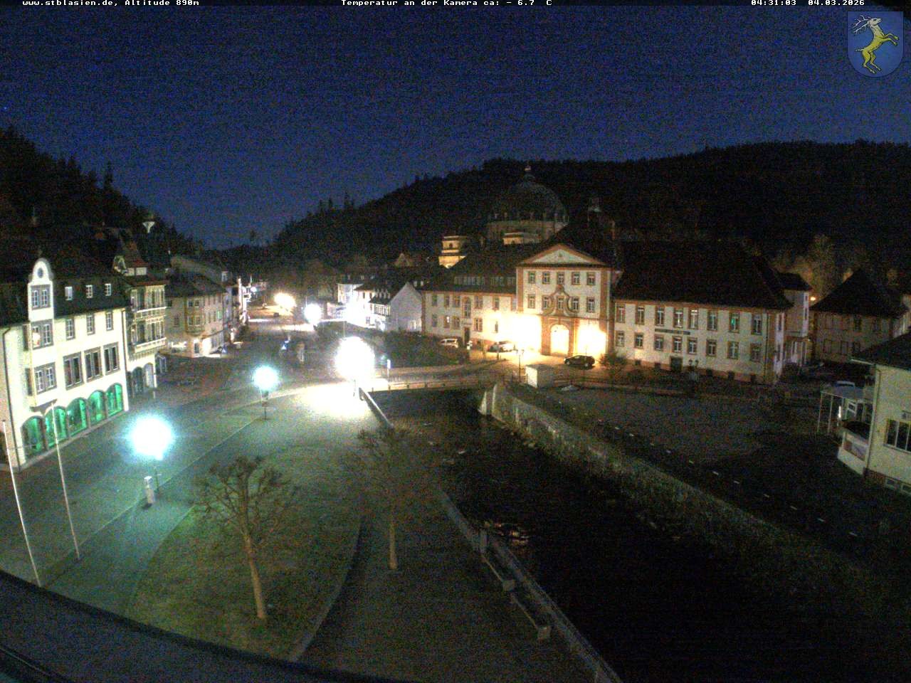 Archived image Webcam St Blasien Menzenschwand: main street