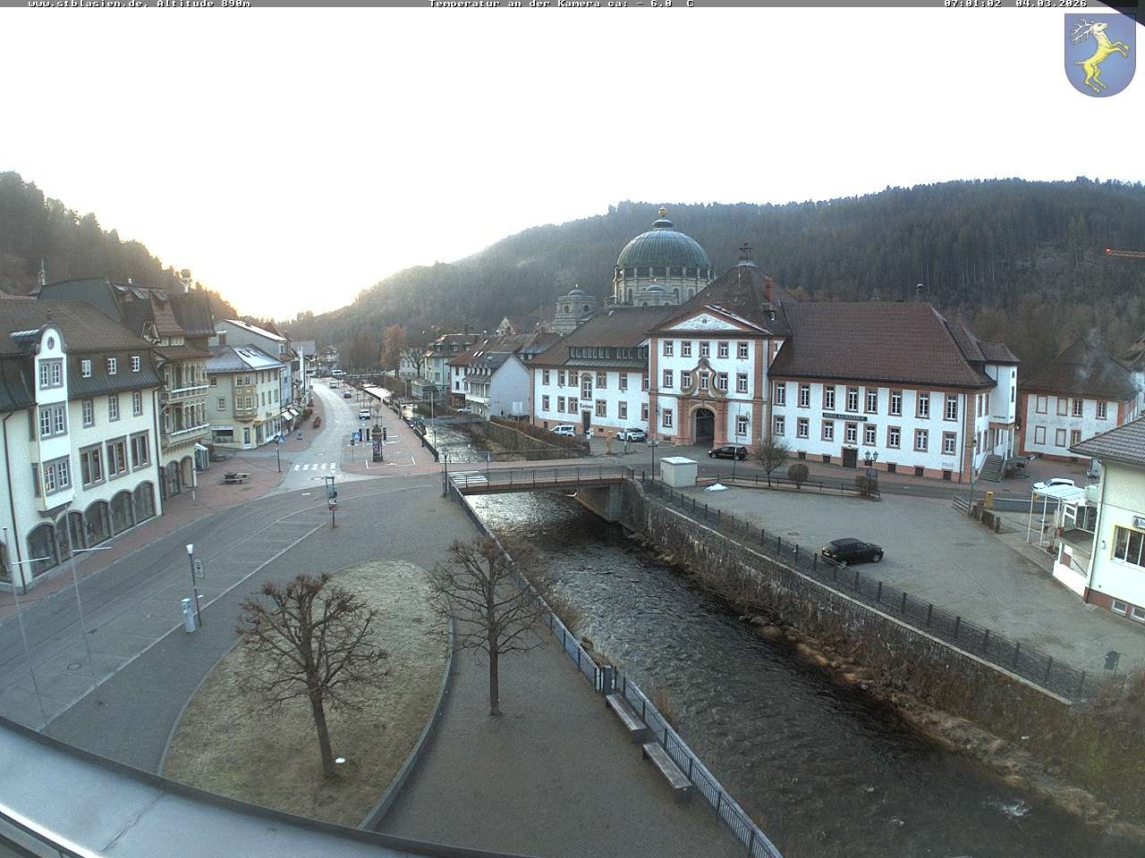 Archived image Webcam St Blasien Menzenschwand: main street