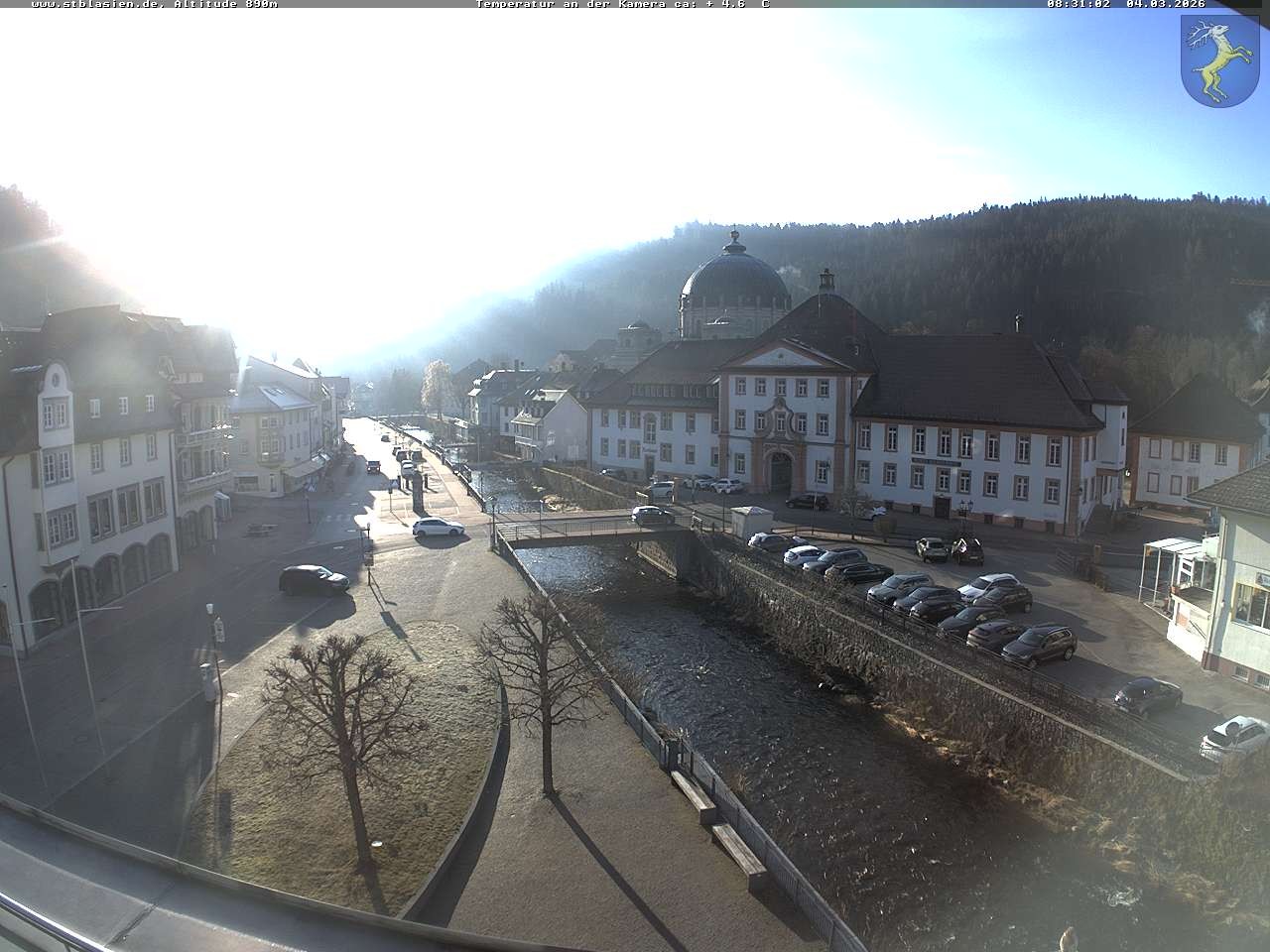 Archived image Webcam St Blasien Menzenschwand: main street