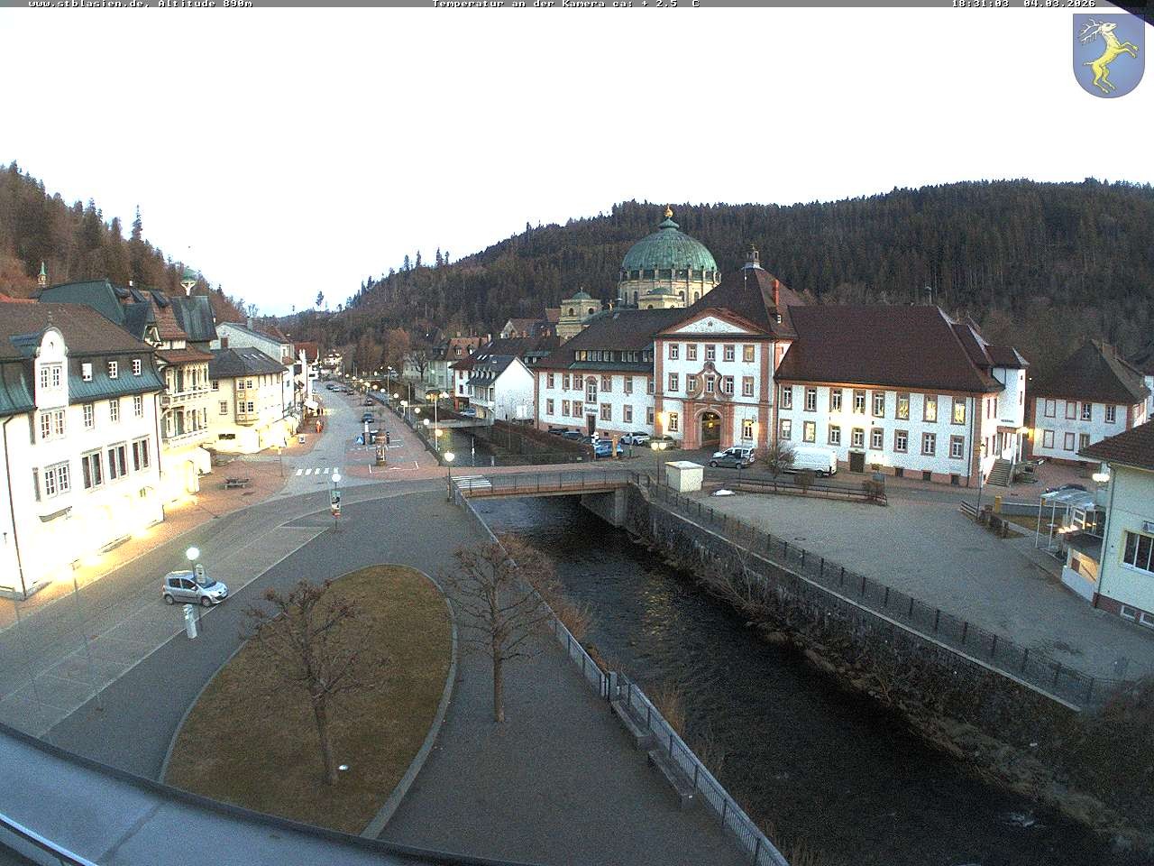 Archived image Webcam St Blasien Menzenschwand: main street
