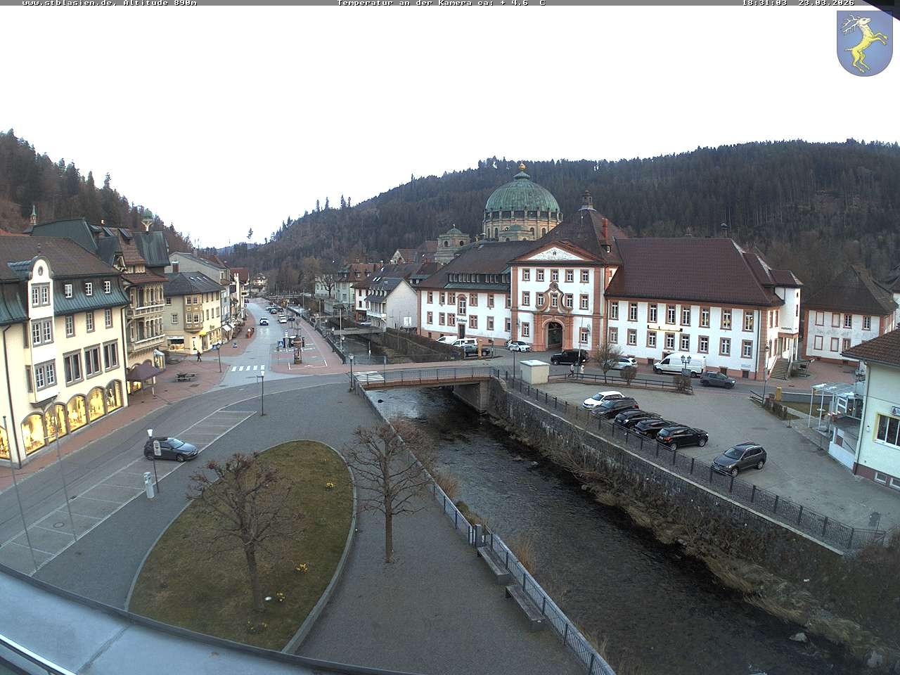Archived image Webcam St Blasien Menzenschwand: main street