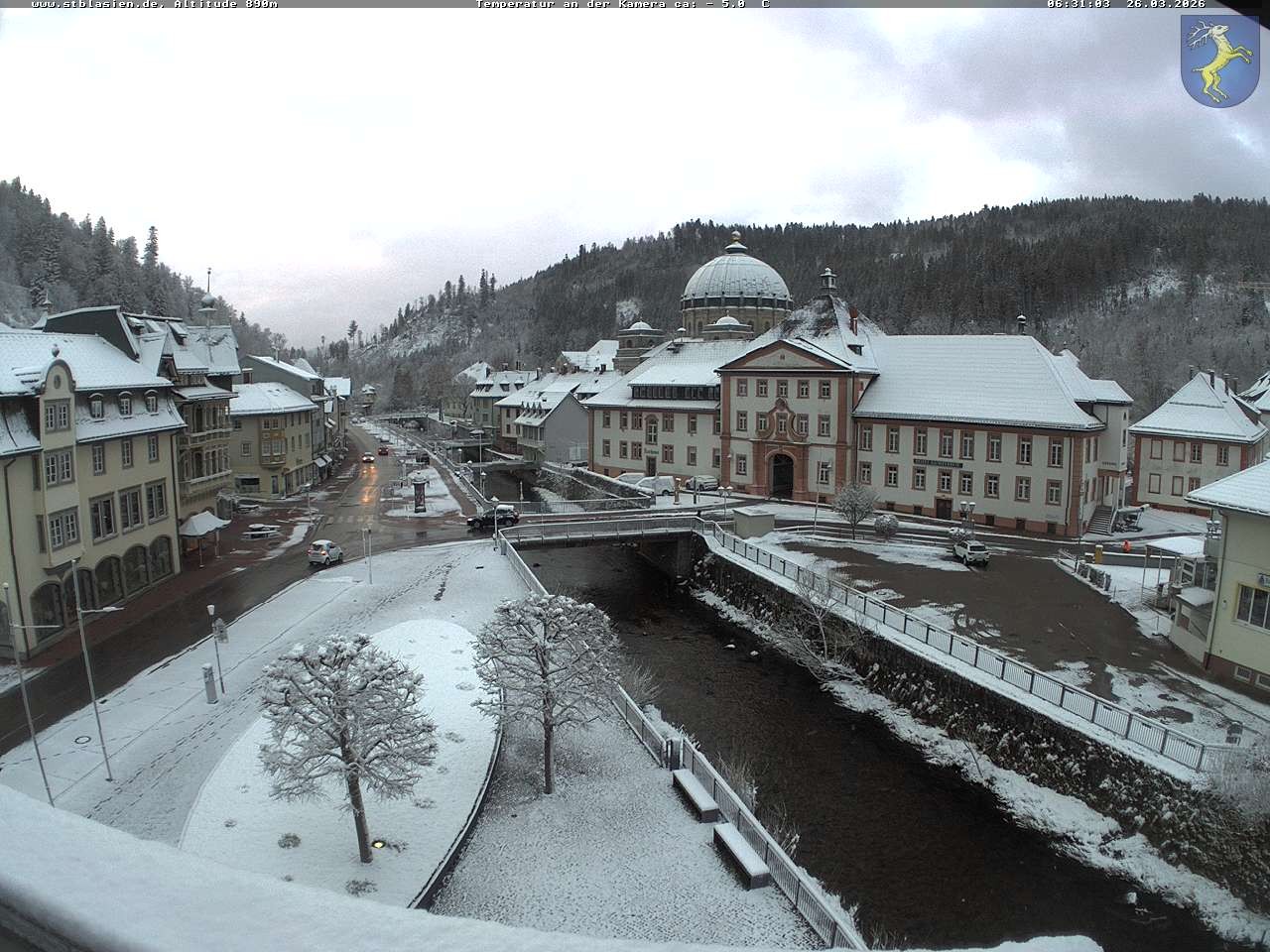 Archiv Foto Webcam St Blasien Menzenschwand: Hauptstraße