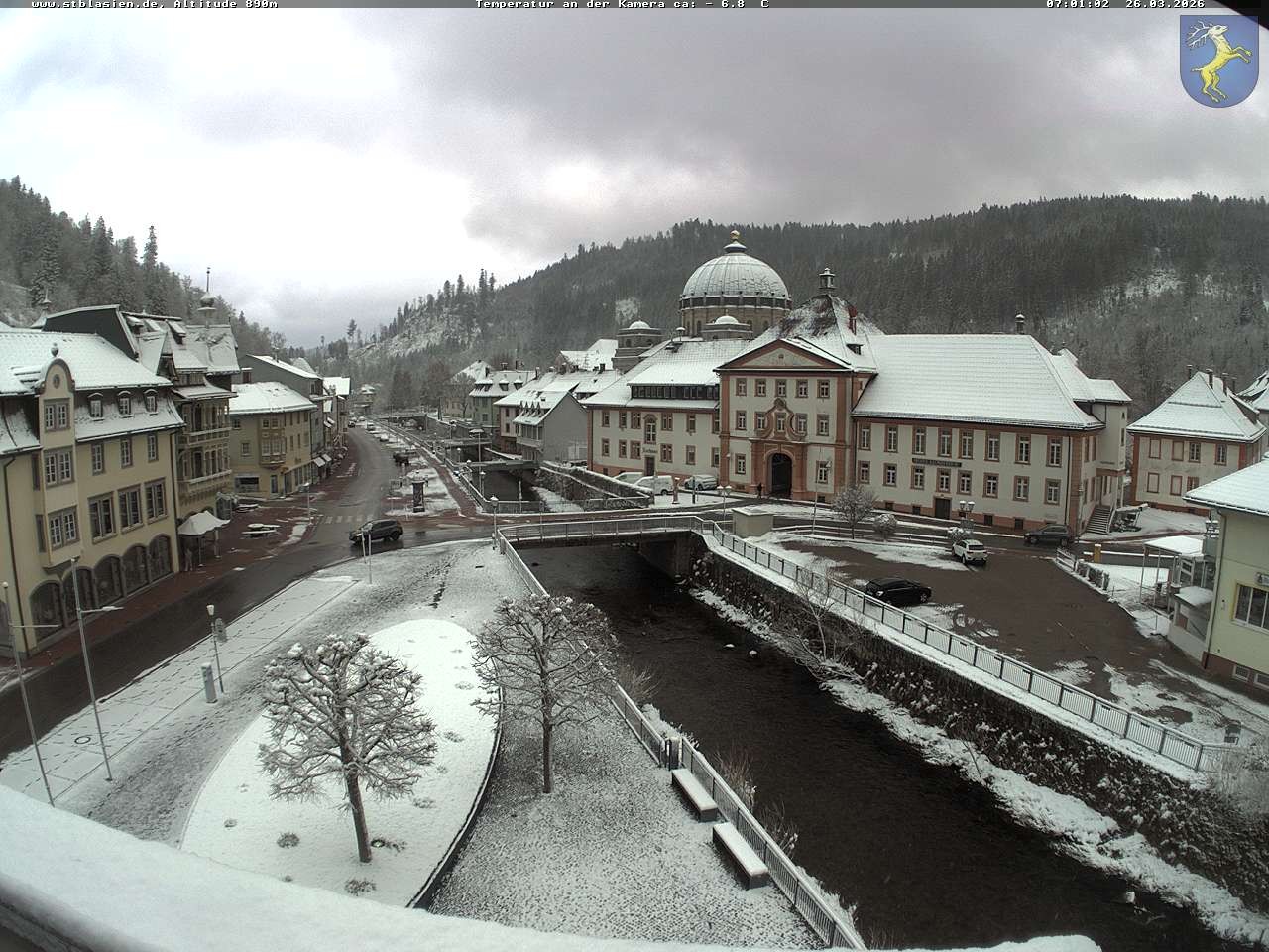 Archiv Foto Webcam St Blasien Menzenschwand: Hauptstraße
