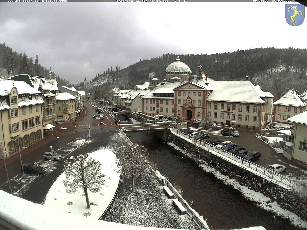 Archiv Foto Webcam St Blasien Menzenschwand: Hauptstraße